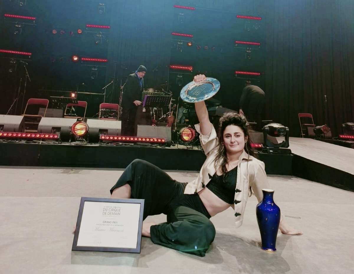 Marica Marinoni, ex allieva del Circo Flic, vince il Mondial du Cirque de Demain