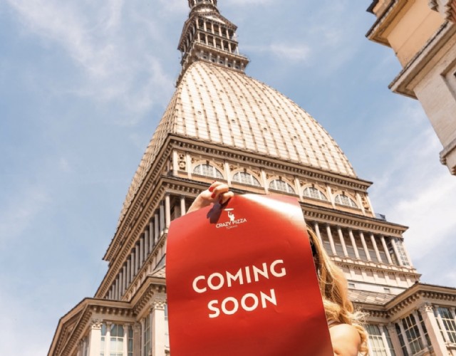 Il Crazy Pizza Torino di Flavio Briatore aprirà in via Pietro Micca il 16 ottobre