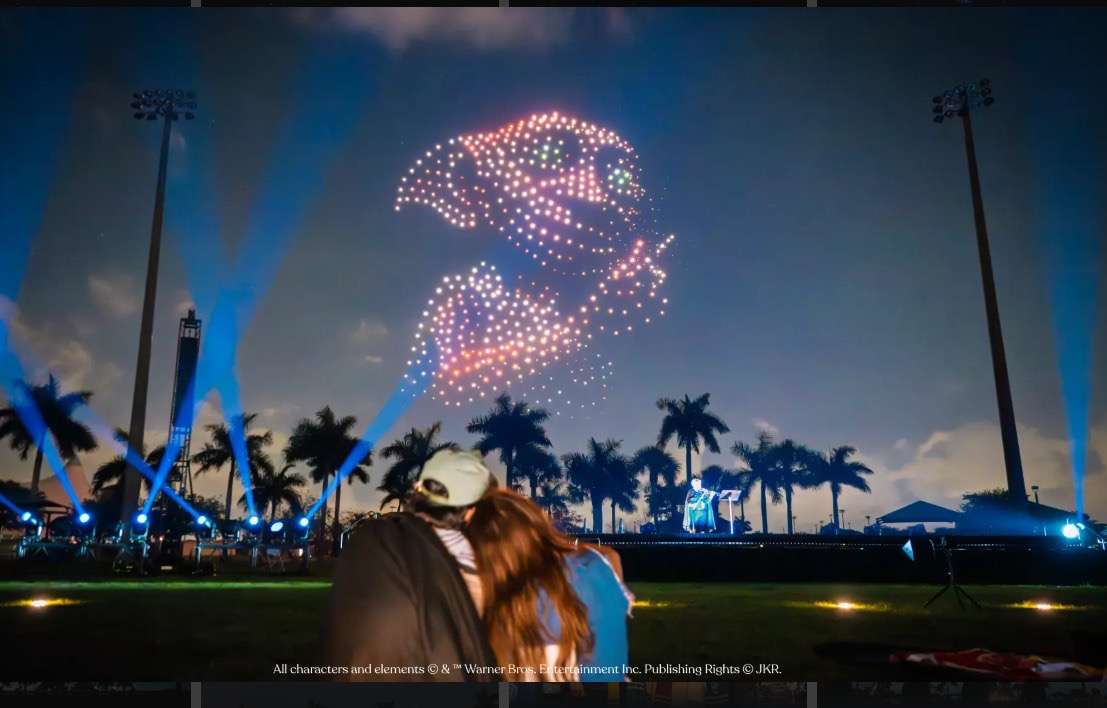 DroneArt Show: Harry Potter magicamente  in scena all’Ippodromo di Vinovo