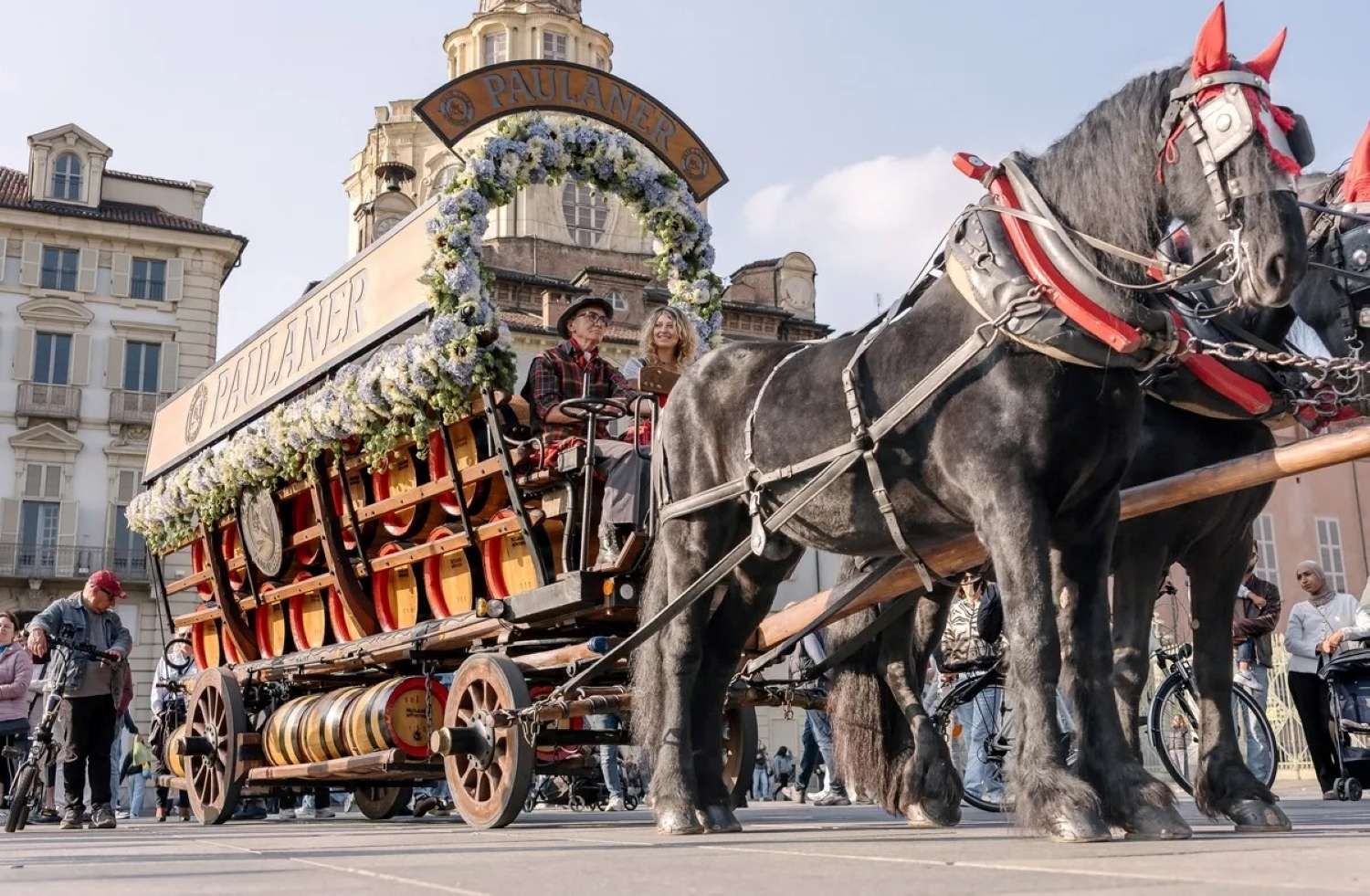 Tutto pronto alla Pellerina per la grande festa a suon di birra di Paulaner Oktoberfest Torino