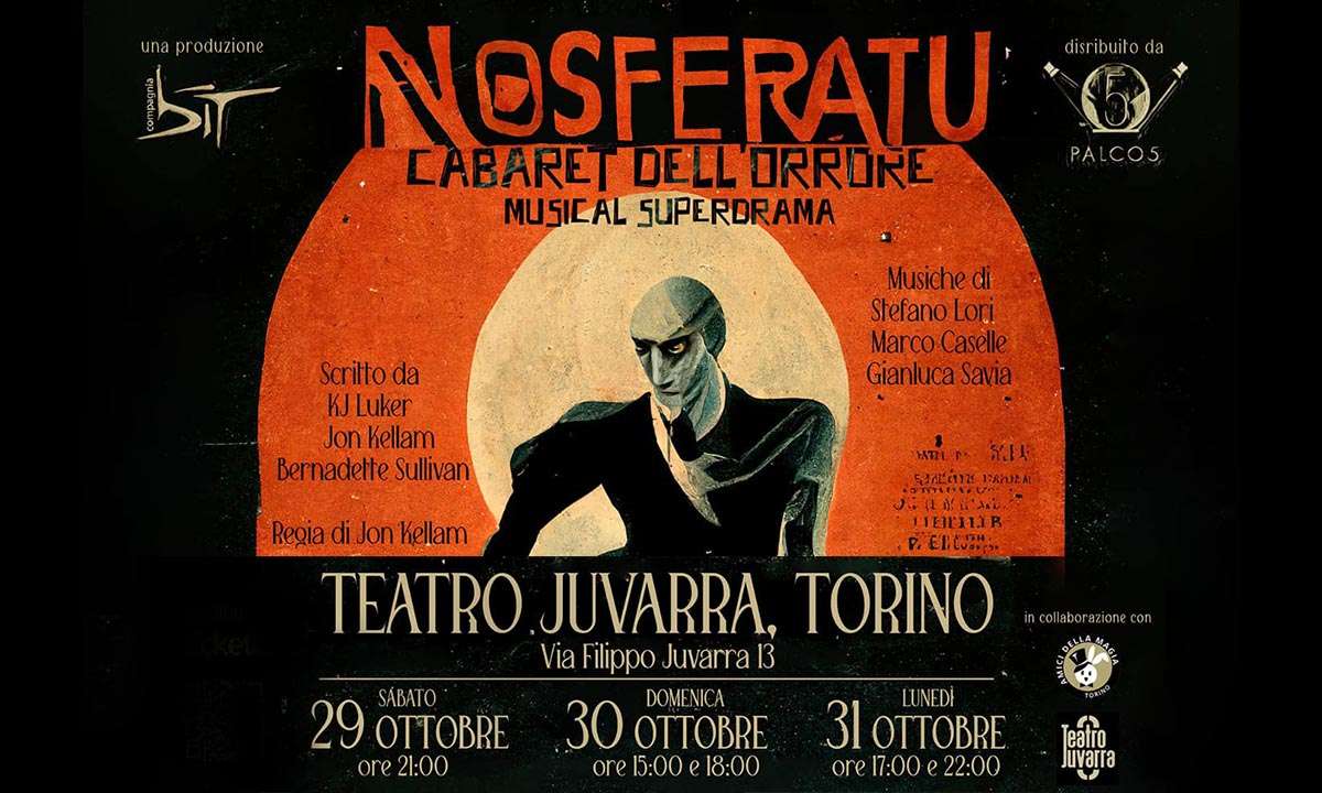 Il Musical “Nosferatu Cabaret dell'Orrore” al Teatro Juvarra