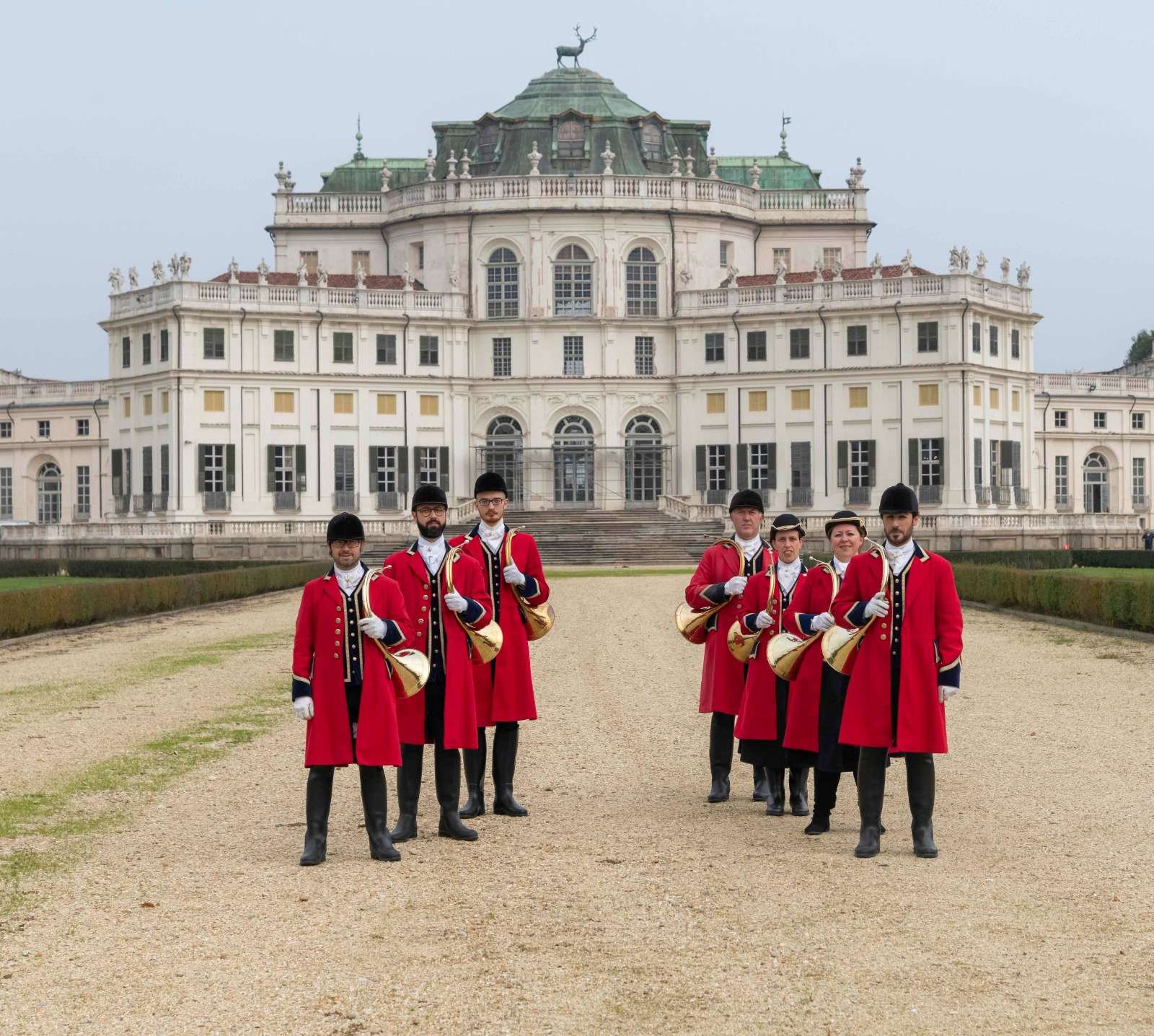 I corni dell’Equipaggio della Regia Venaria risuonano a Stupinigi