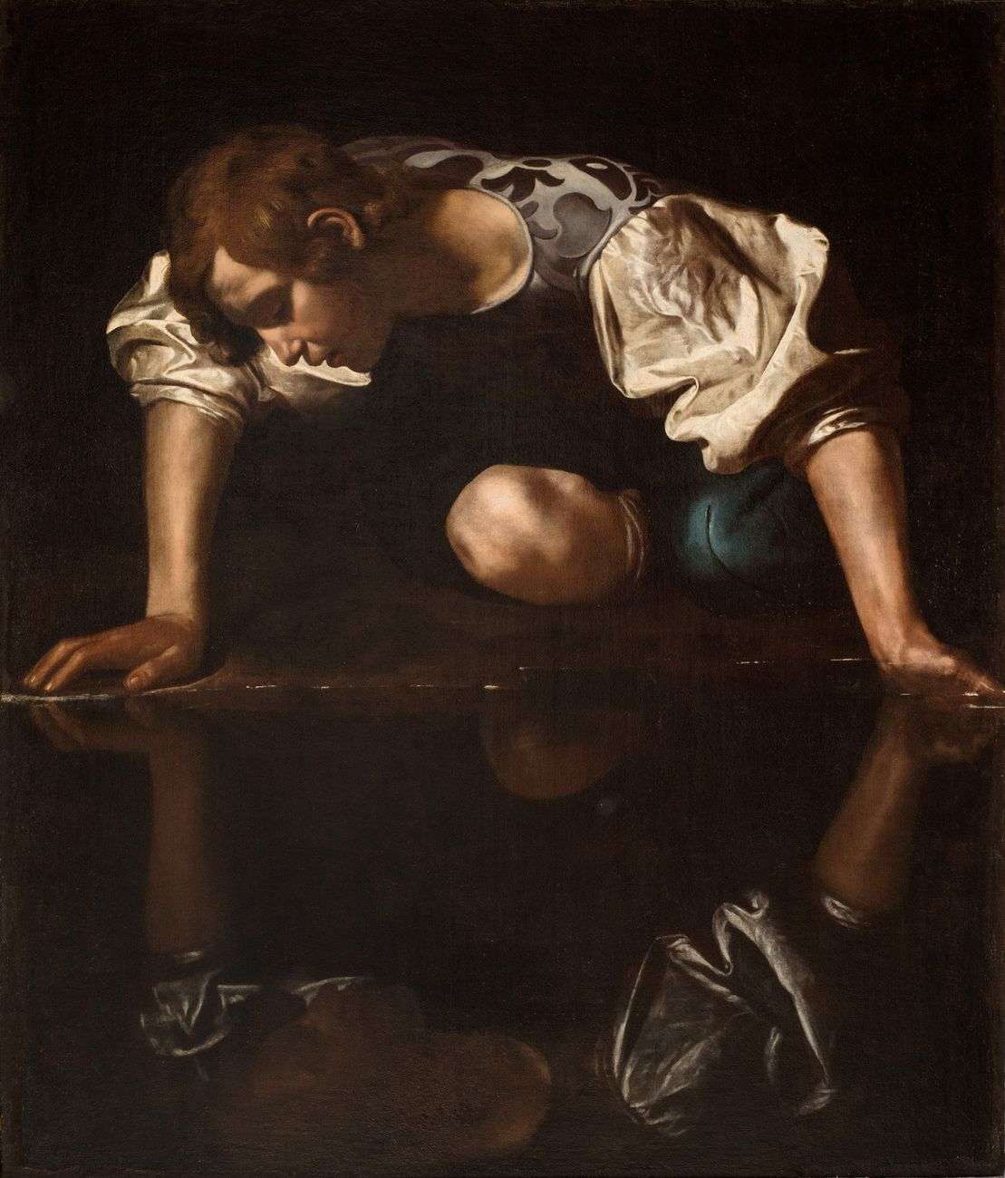 Narciso, il capolavoro di Caravaggio in mostra al Castello di Rivoli