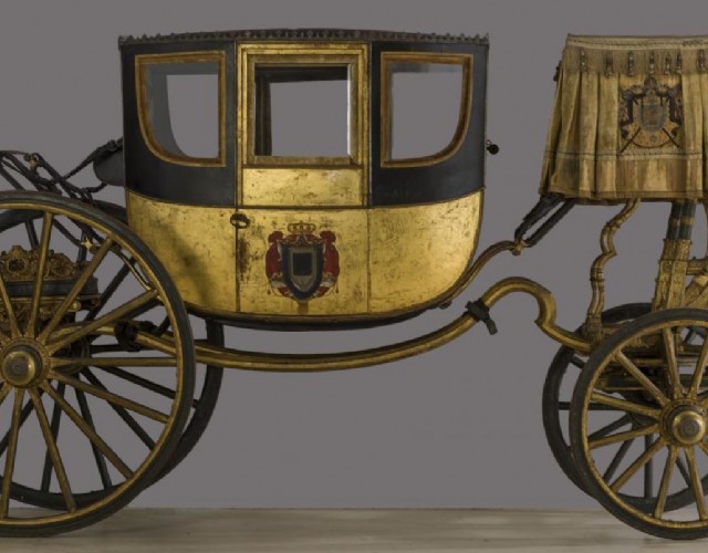 La carrozza d’oro di Napoleone Bonaparte esposta alla Reggia di Venaria