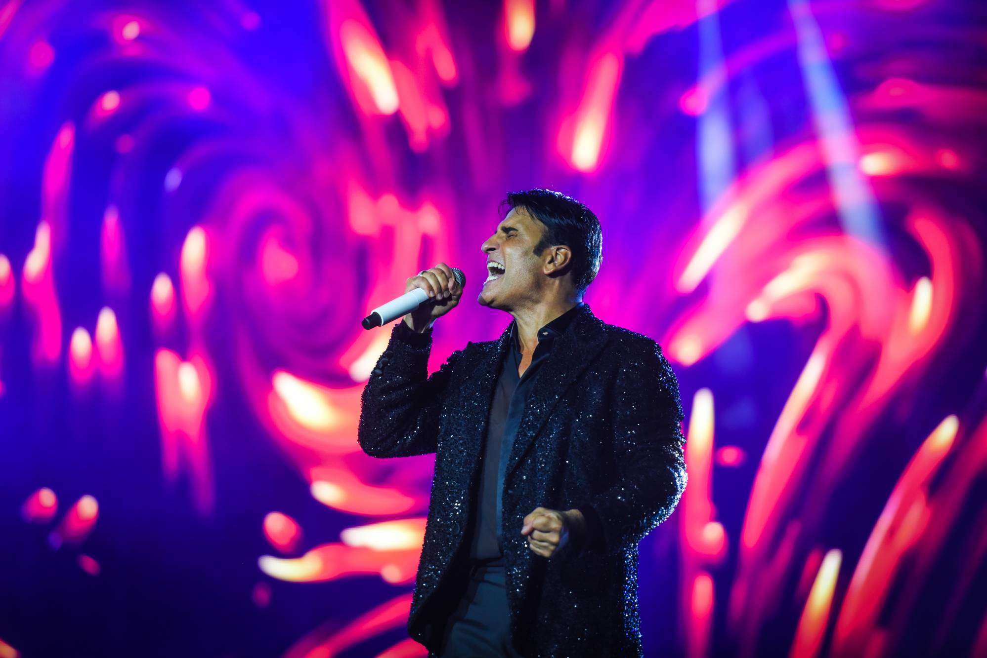 Sal da Vinci a Cervere per il suo concerto evento dopo il trionfo sanremese