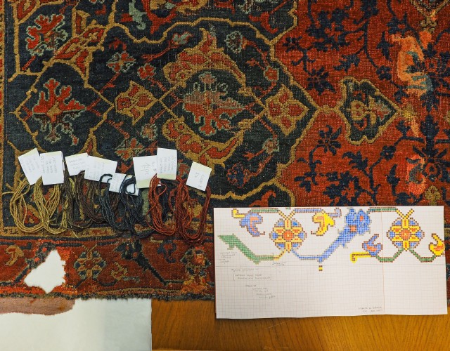 Rinasce il tappeto Ushak a medaglione della Galleria Giorgio Franchetti alla Ca’ d’Oro di Venezia