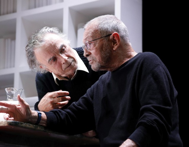 Umberto Orsini e Franco Branciaroli insieme sul palco del Teatro Carignano