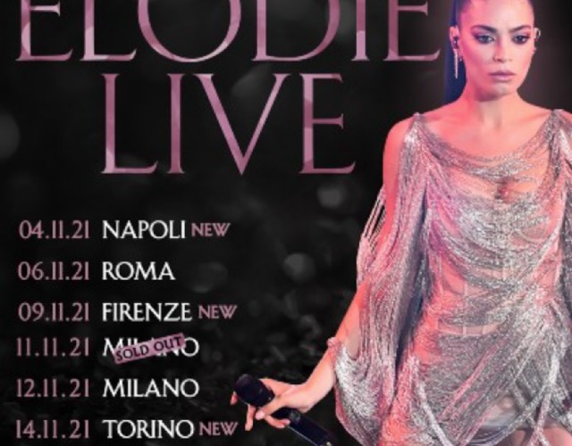 Elodie sposta il suo live in autunno e aggiunge la tappa di Torino